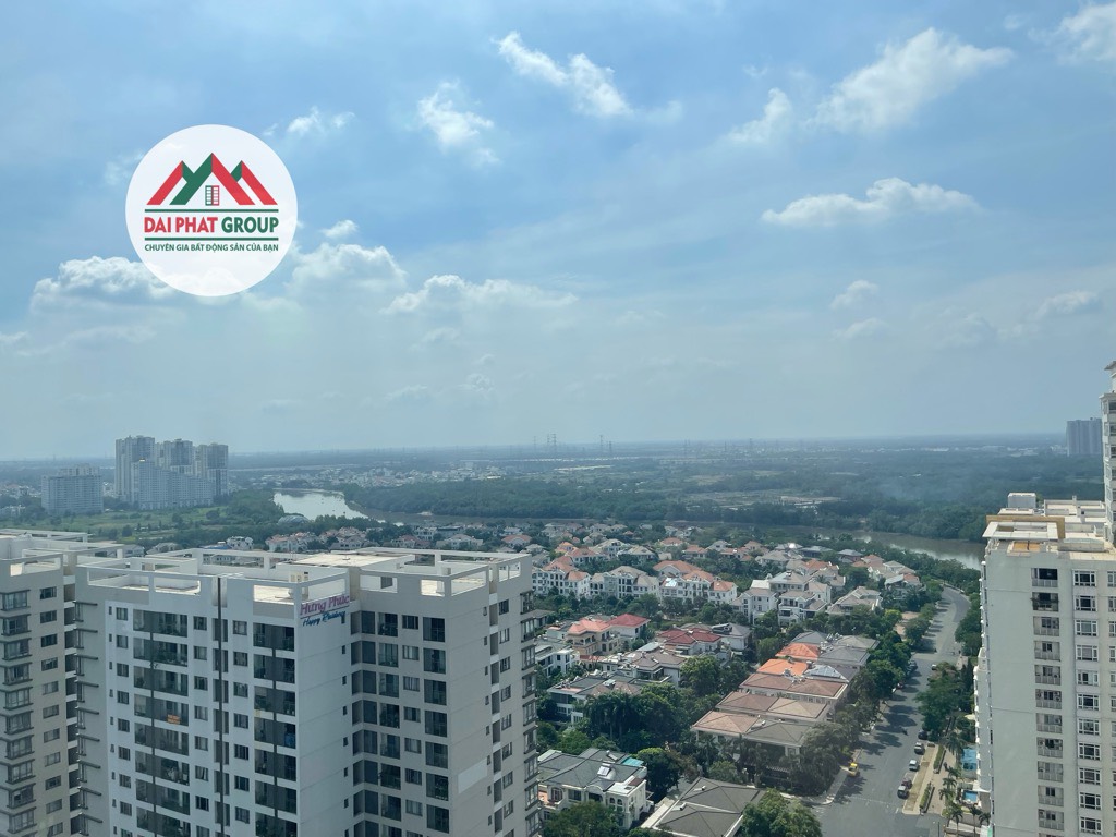 Bán căn hộ Anotnia, Phú Mỹ Hưng, tophouse 274m2, 4PN nhà thô, view 2 mặt sông